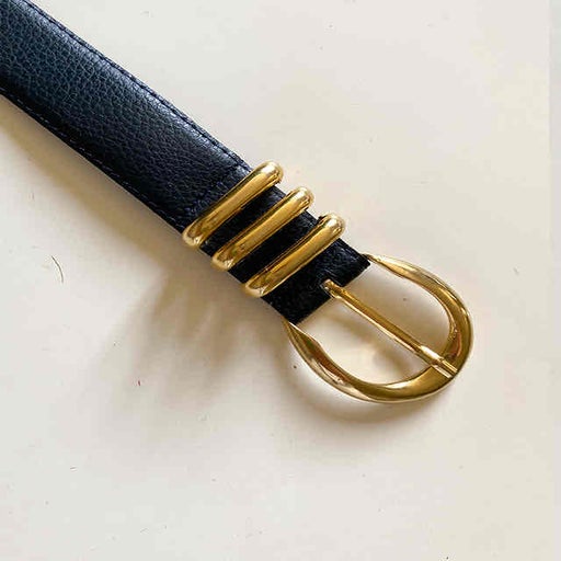 Leather belt