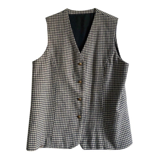 Houndstooth vest