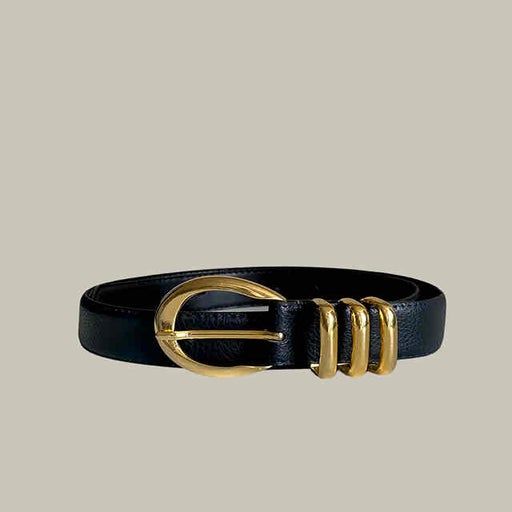 Leather belt