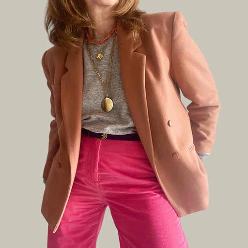 Wool and cashmere blazer