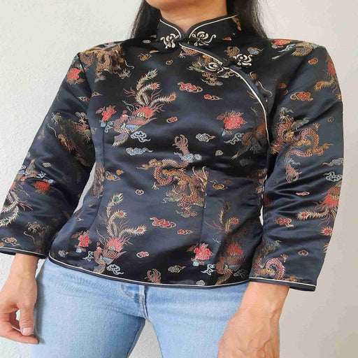 Asian silk jacket