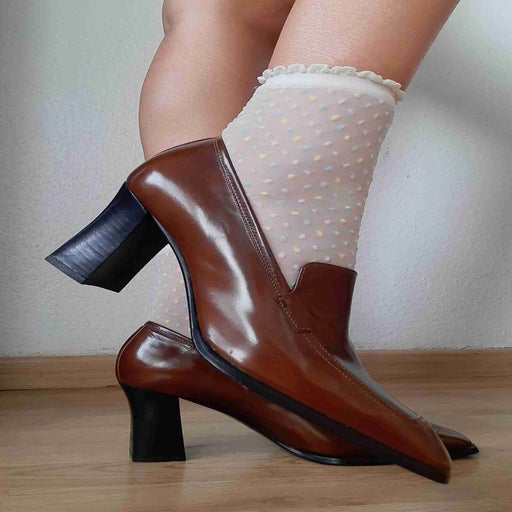 Leather moccasins