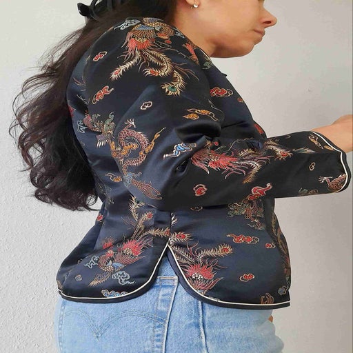 Asian silk jacket