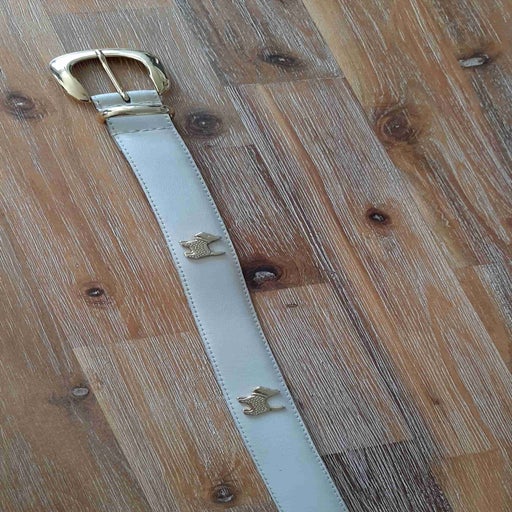 Leather belt