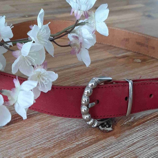Leather belt