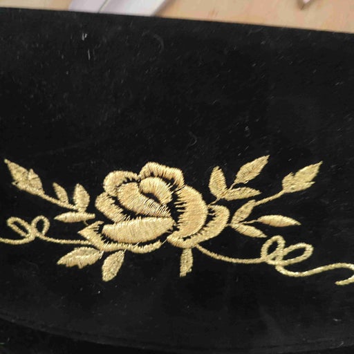 Velvet handbag