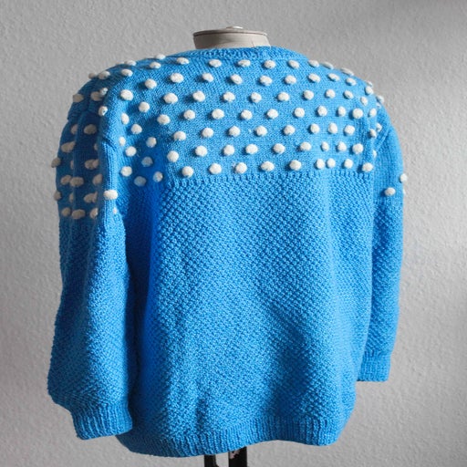 Embroidered wool sweater