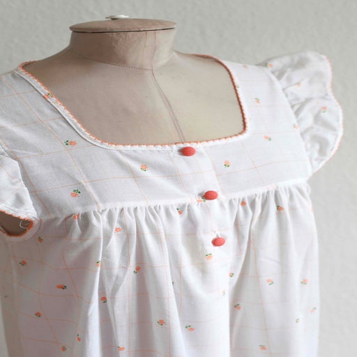 Robe longue en coton
