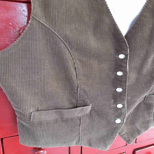 Corduroy vest