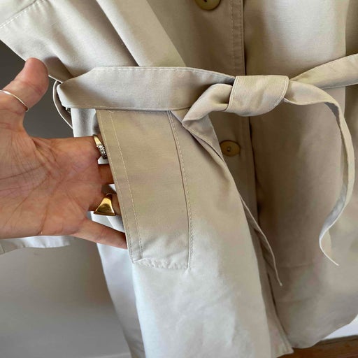 Cotton trench coat