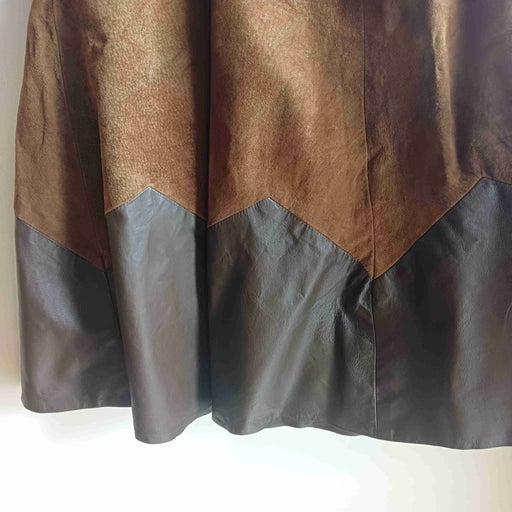 Suede skirt
