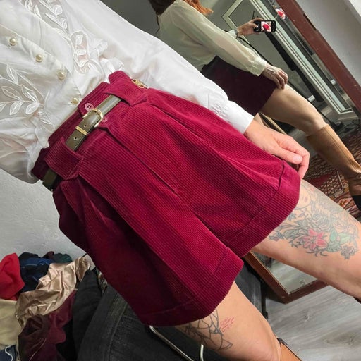 Short en velours