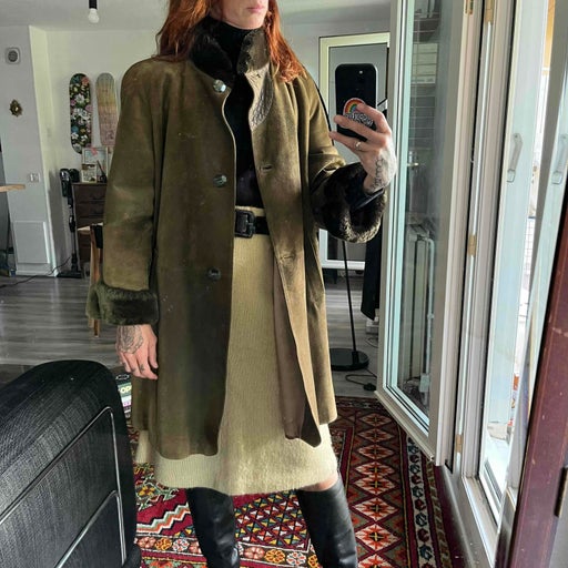 Shearling coat