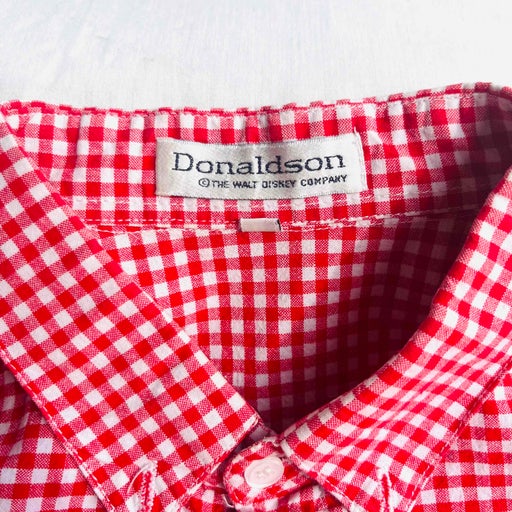 Chemise vichy brodée