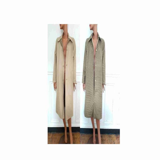 Reversible trench coat