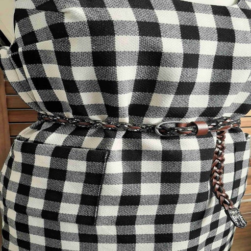 Checked dress