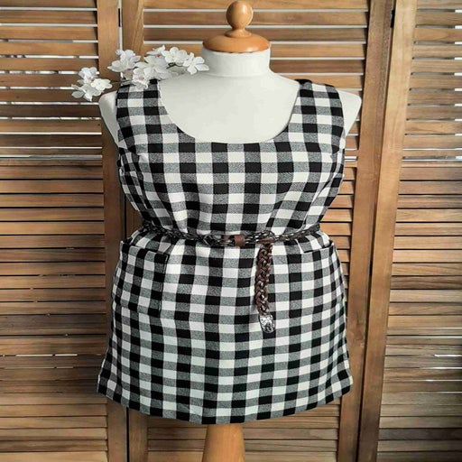 Checked dress