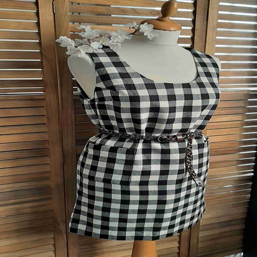Checked dress