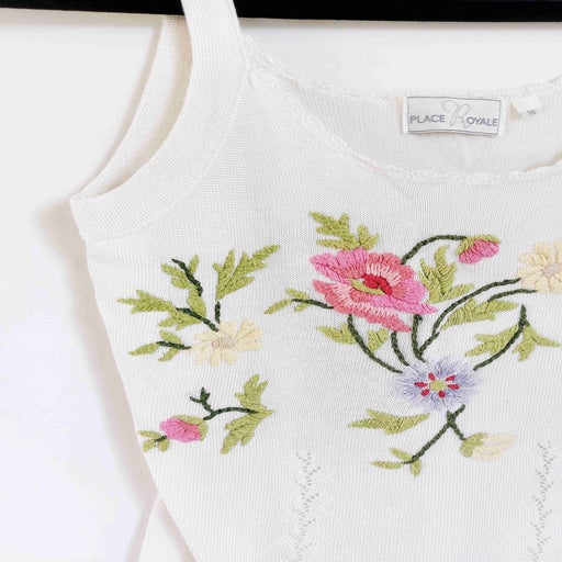 Embroidered camisole