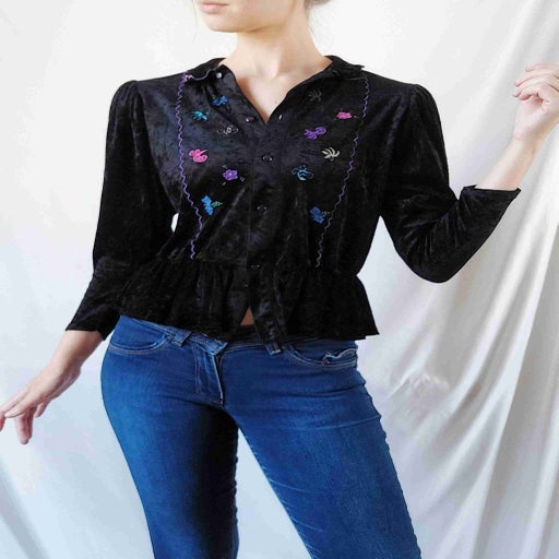 Velvet blouse