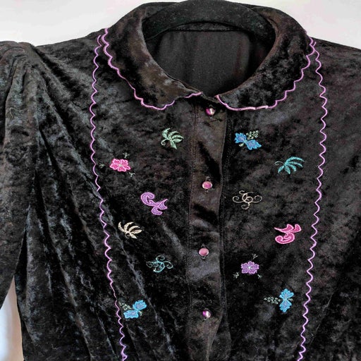 Velvet blouse
