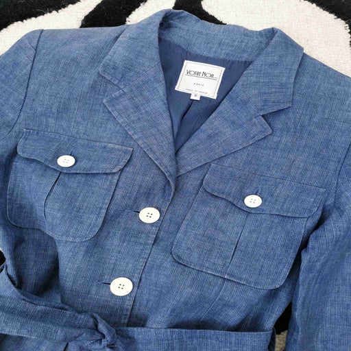 Linen safari jacket