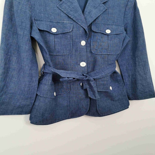 Linen safari jacket
