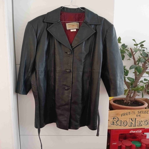 Trench en cuir