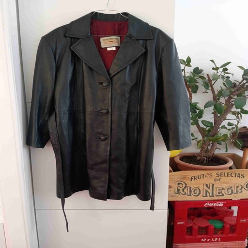 Trench en cuir
