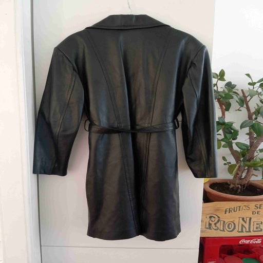 Trench en cuir