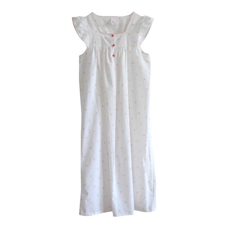 Robe longue en coton