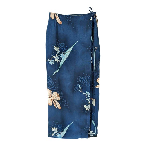 Long wrap skirt