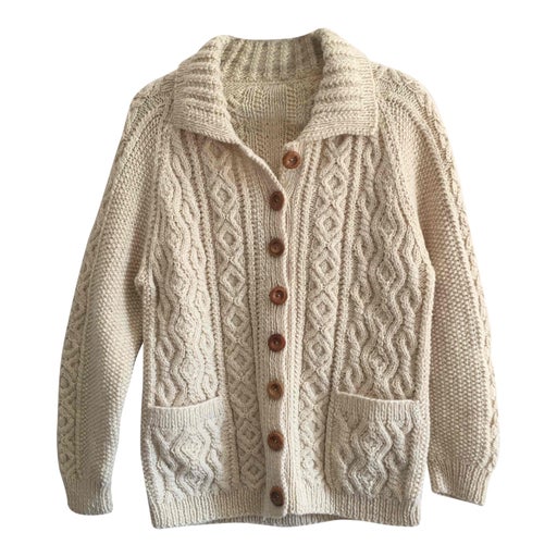Irish wool cardigan