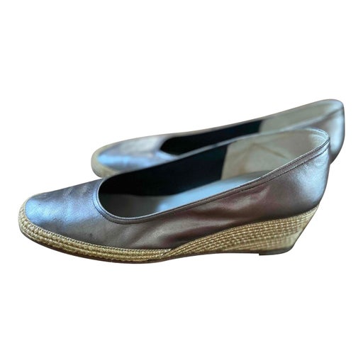 Leather espadrilles