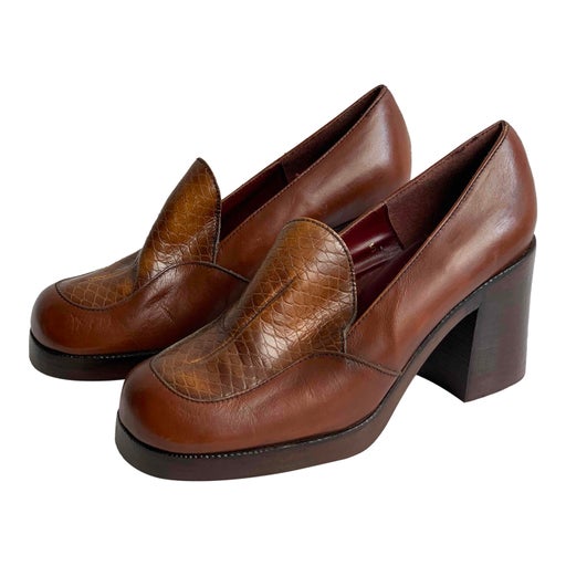 Mocassins en cuir 