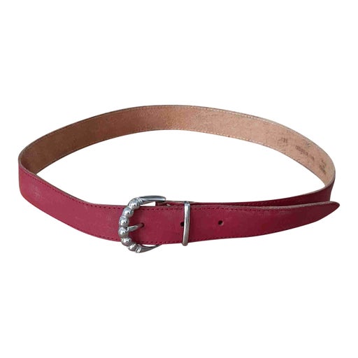 Leather belt