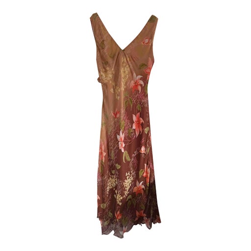 Robe midi à fleurs