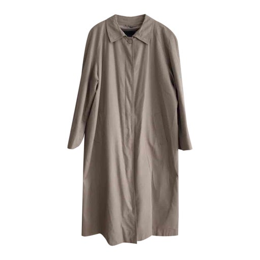 Beige trench coat