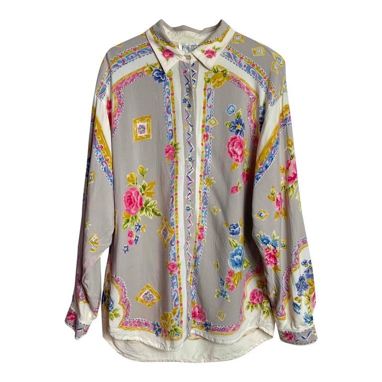 Chemise à fleurs