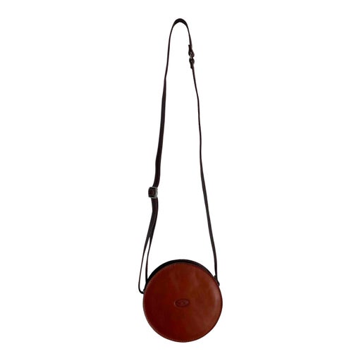 Sac rond en cuir