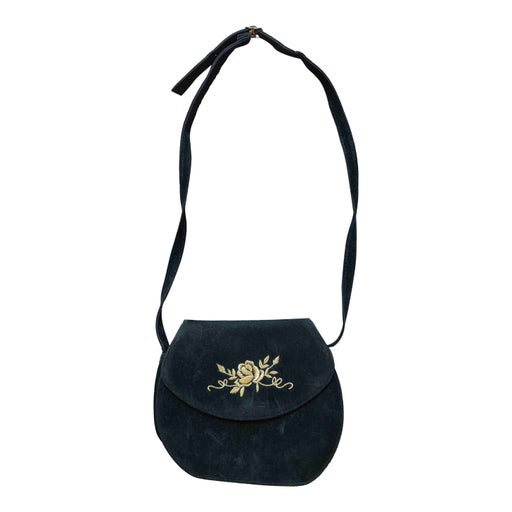Velvet handbag