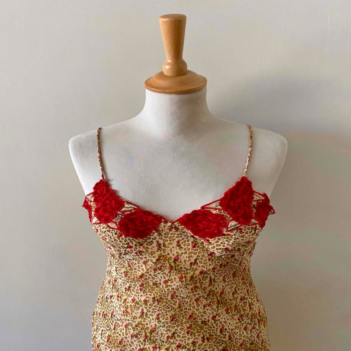 Leopard slip dress