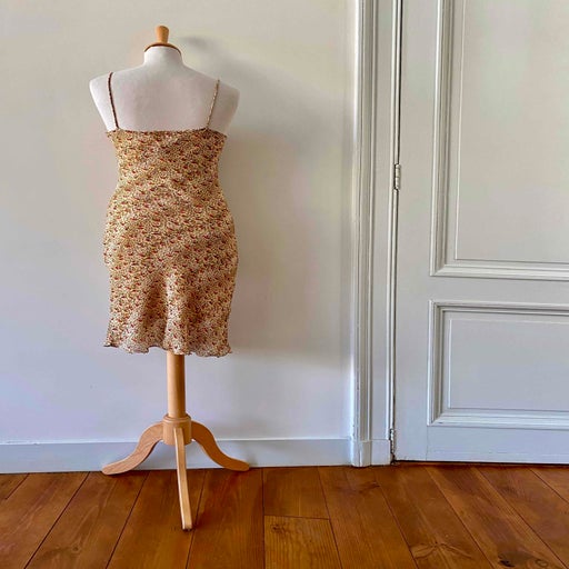 Leopard slip dress