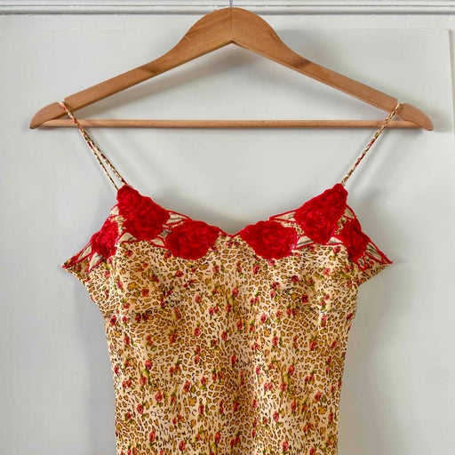 Leopard slip dress