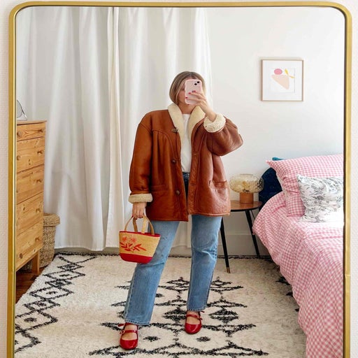 Manteau en cuir