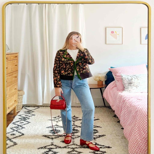Veste à fleurs