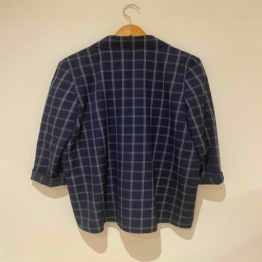 Checked blazer
