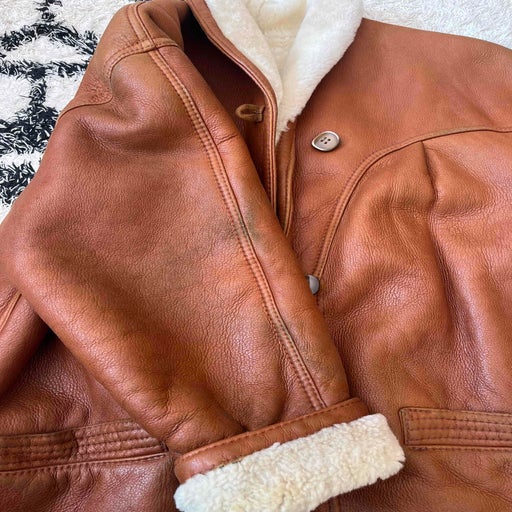 Manteau en cuir