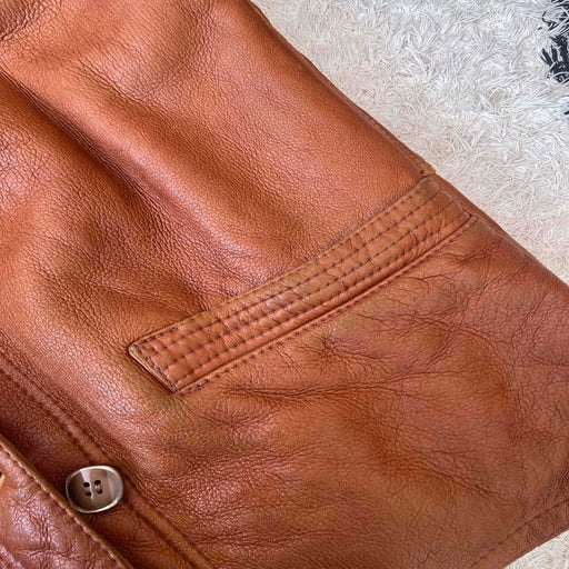 Manteau en cuir