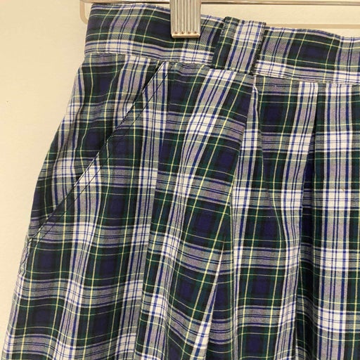 Tartan midi skirt